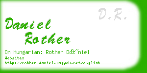 daniel rother business card
